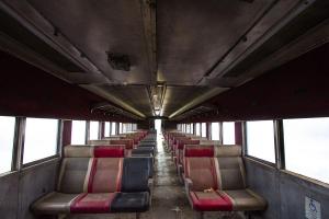 Abandoned MTA Railcar Interior - Llano, TX