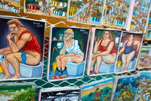 Paintings by local artists, Granada, Nicaragua